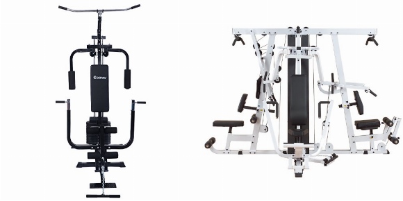 Costway Home Gym Weight Training Machine vs Body-Solid EXM4000S Triple Stack Home Gym