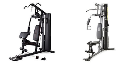 Marcy MKM-81010 Stack Home Gym vs Gold's Gym XRS 50 Home Gym