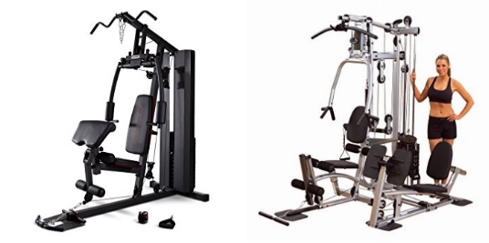 Marcy MKM-81010 Stack Home Gym vs Powerline Home Gym with Leg Press