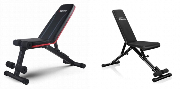 Side by side comparison of PASYOU Adjustable Weight Bench and PASYOU Adjustable Weight Bench.