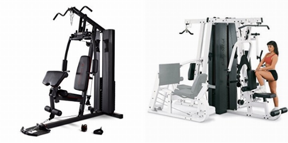 Marcy MKM-81010 Stack Home Gym vs Body-Solid EXM4000S Triple Stack Home Gym