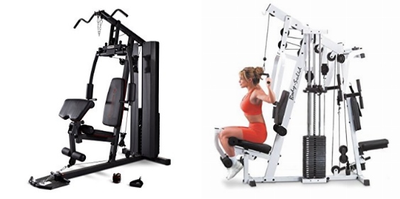 Marcy MKM-81010 Stack Home Gym vs Body-Solid StrengthTech EXM2500S Home Gym