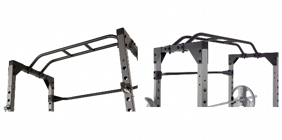 Side by side comparison of Fitness Reality 810XLT and ProGear 1600 different angles.